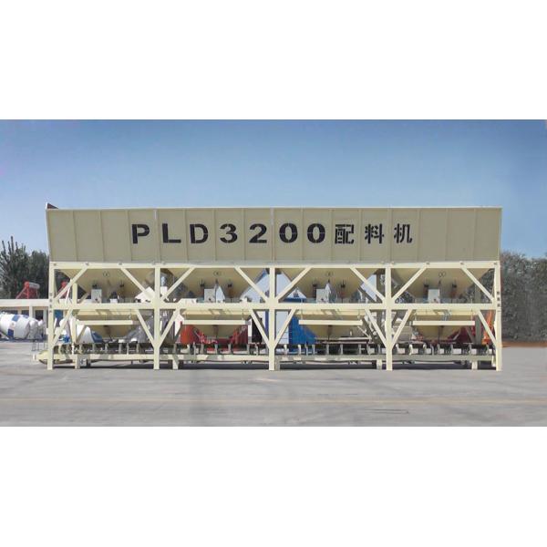 High Efficient Concrete Batching Machine , 3200L Aggregate Batching Plant