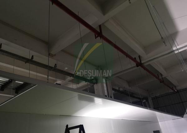 Warehouse Ceiling Aluminum Profile EPS Steel Sandwich Panel