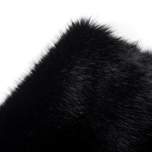 Tecido de pele de raposa de tricô perfeito para lenços com capuz e ponchos de inverno de qualquer cor