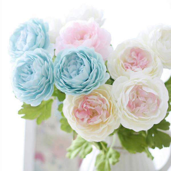Simulated peony, fake flower, lotus, ocean peony, single headed silk flower, wedding artificial flower
