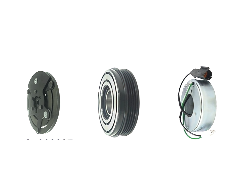 Compressor Clutch Part Pulley Coil Hub for MITSUBISHI ROSA 12v Magnetic Clutch  Ac air ConditIon