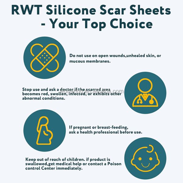 Custom Printed Cute Colorful Silicone Gel Sheet Roll Rehabilitation Therapy Patches