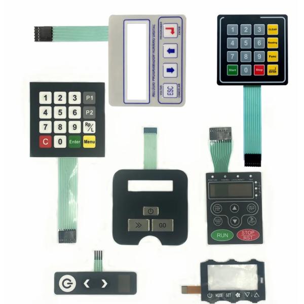 IP67 FPC回路ケーブルが付いている防水金属のドームの膜スイッチ