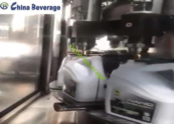 Vacuum Oil Bottle Filling Machine , Oil Bottling Equipment For Lube Engine Brake Oil