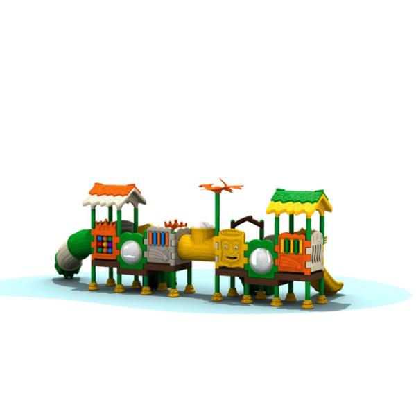 Creole Styles Kids Plastic Playground Equipment Childrens Garden Toys SGS Approval