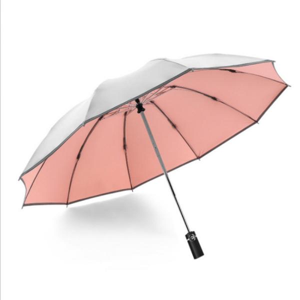 Mini Pocket Manual Umbrella with Customized Logo Print and Aluminium Fiberglass Ribs