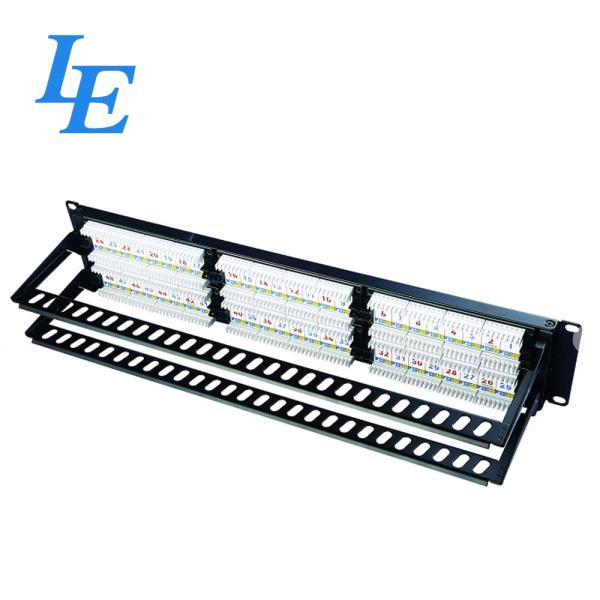 48 Port Cat6 Patch Panel 1u , P2248-C6A 48 Port Ethernet Patch Panel