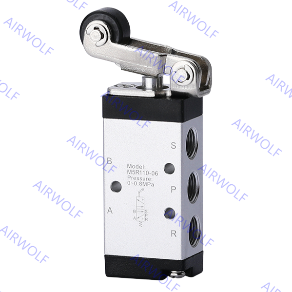 AIRTAC M5 Series 5/2 way Pneumatic Mechanical Control Valve 1/8, 1/4 with 0~1.0MPa Operating Pressure –20~+70℃ Working Temperature Range and Directional Control Function