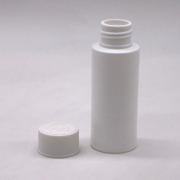 Botão de líquido medicinal biodegradável de plástico tipo HDPE 2OZ/60 ML com tampa à prova de crianças