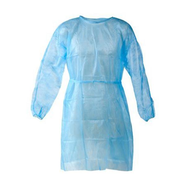120*140cm SMS Disposable Isolation Gown Blue/Yellow Color Disposable Medical Items