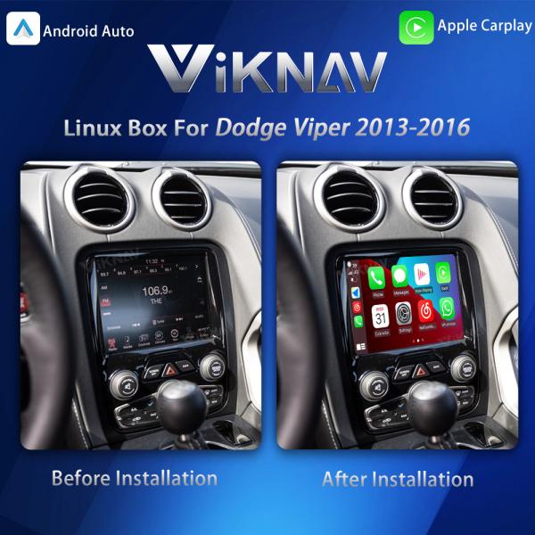 Viknav Linux Interface Box for Dodge Viper 2013-2016 with Wireless CarPlay