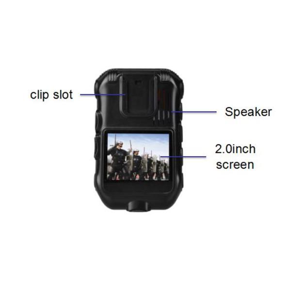 Mini CE aprovado, controlador remoto da câmera do corpo de WIFI da câmera Wearable da polícia