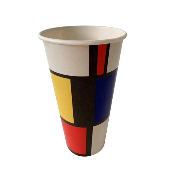 16 Oz Cold Drink Paper PE Lined Cups Eco Friendly Customizable For Home And Business