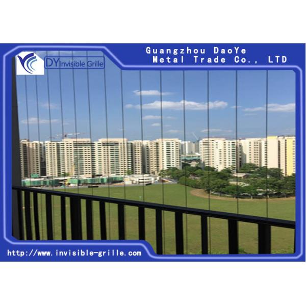 SS Screws 3m Teflon Wire Balcony Invisible Grille
