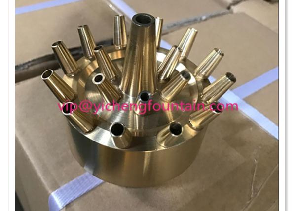 Fixed 3 Layer Blossom Flower Water Fountain Nozzles 8.5 Meters Spray Height