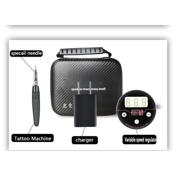 Манипуляция касания цифров набора татуировки оружия татуировки ручки машины макияжа Protable постоянная