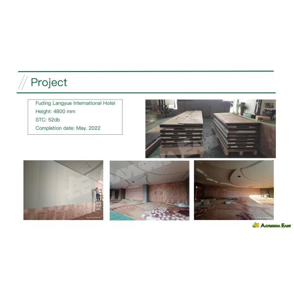 Site Inspection Available German Operable Partition Technology Acoustic Partition Wall