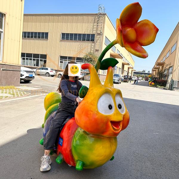 Steel Frame Electric Dinosaur Ride On Large Size 250W Coin Operated For Amusement Park