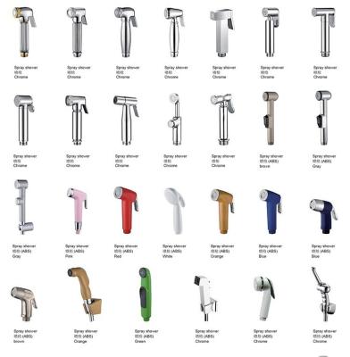 Handheld ABS Chrome Plated With Anti-slip Toilet Bathroom Shattaf Kit Bidet Sprayer For Middle East