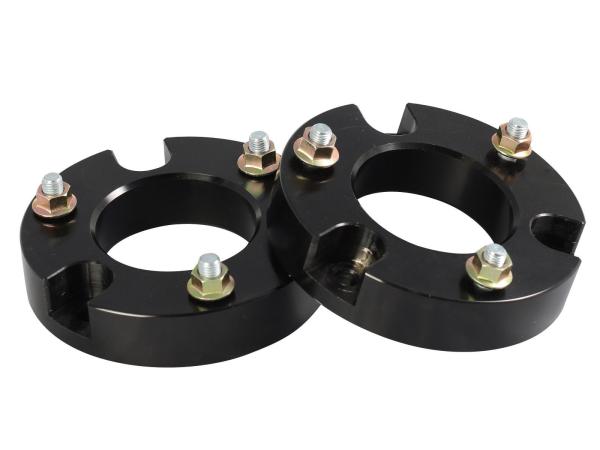 Car Coil Spacer Lift Kit Anodized Silver Finish , Full Leveling Kit Easy Installation