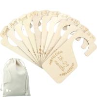 Vente à chaud écologique en bois bébé placard diviseurs suspendu pour cadeau pour nouveau-né