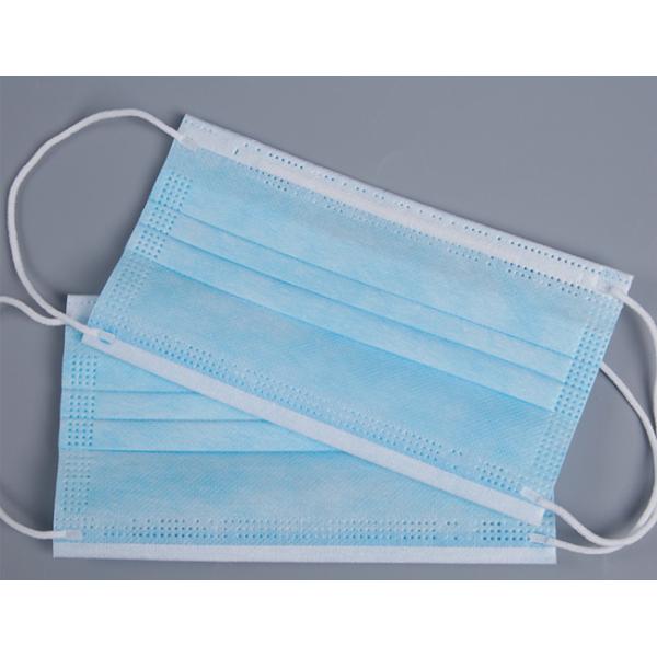 CE Certificated Earloop Face Mask / 3 Ply Disposable Anti Dust Breathable Face Mask