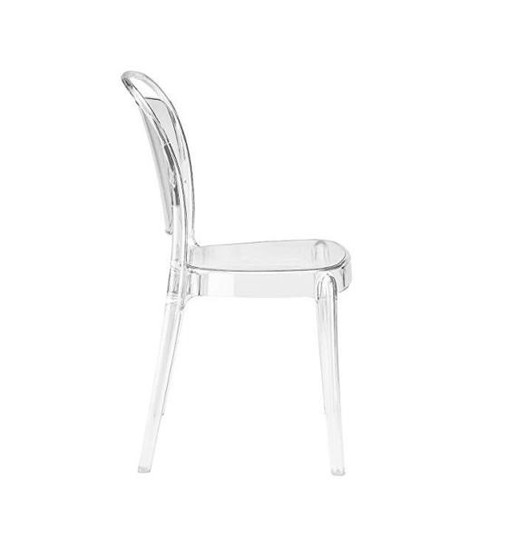 Hot sales Stackable Crystal Acrylic Wedding Event  Dining Restaurant Chair