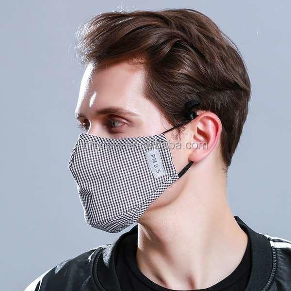 Woven Health Care Washable Face Mask  With PM2.5 Protective Cushion