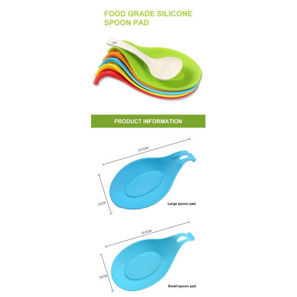 держатель ложки пусковой площадки остатков силикона продукта кухни силикона 37g 72g