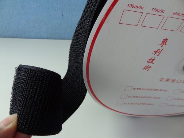 Unnapped Heavy Duty Elastic Hook Loop Strap Customize Color With Plain Weave