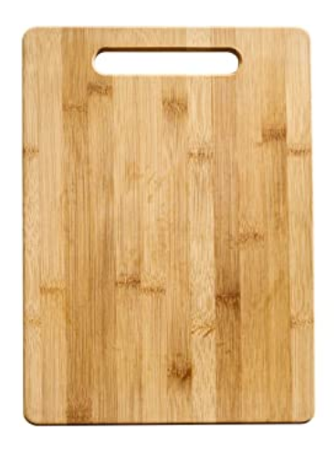 Tabla de corte de madera gruesa 285x210x8mm Rectángulo para la preparación de alimentos en la cocina del chef