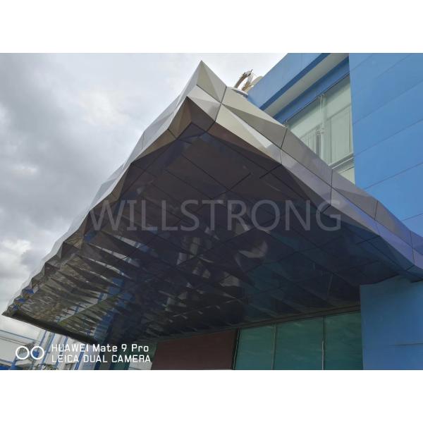 5mm Thickness Aluminum Veneer Panel / 3D shape Aluminum Composite Panel