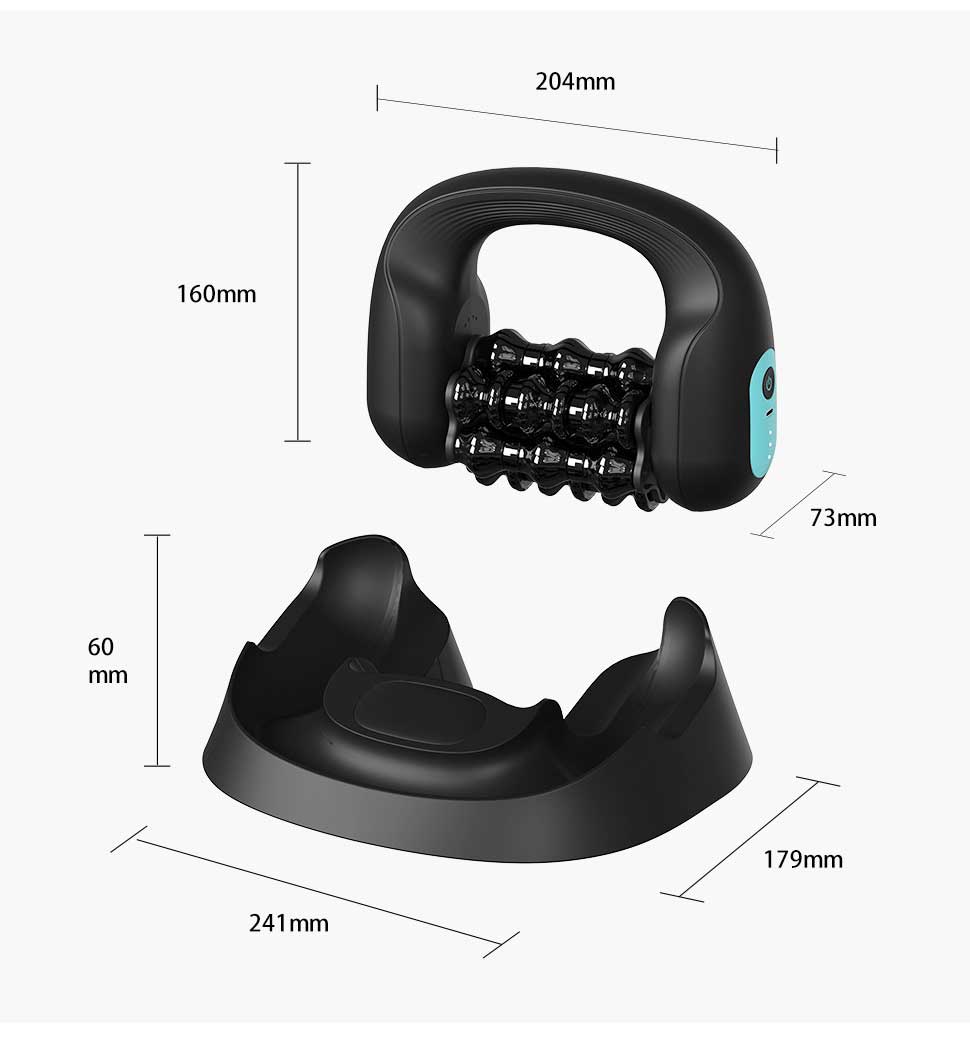 3-Speed Massage Roller Stick for Legs Foot & Calf Muscle Stimulator Rolling Percussive Massager