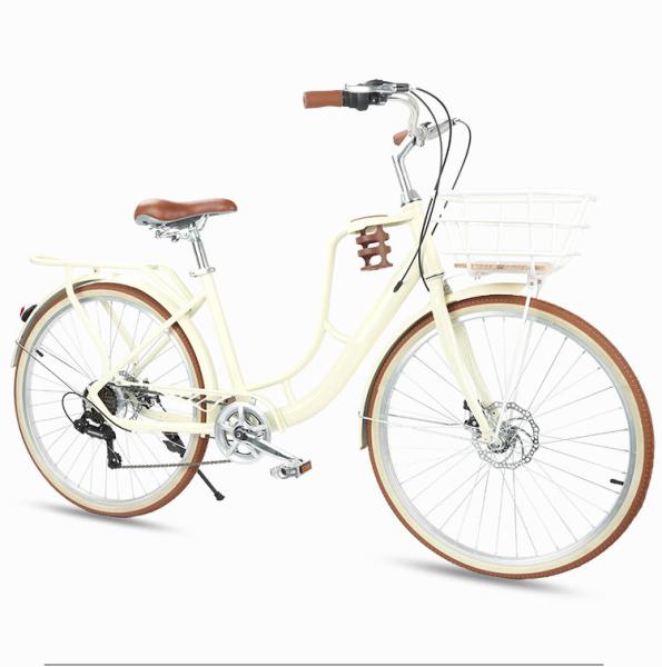 SHIMANO Vélo urbain extérieur à six vitesses 24 pouces conçu pour les aventures urbaines