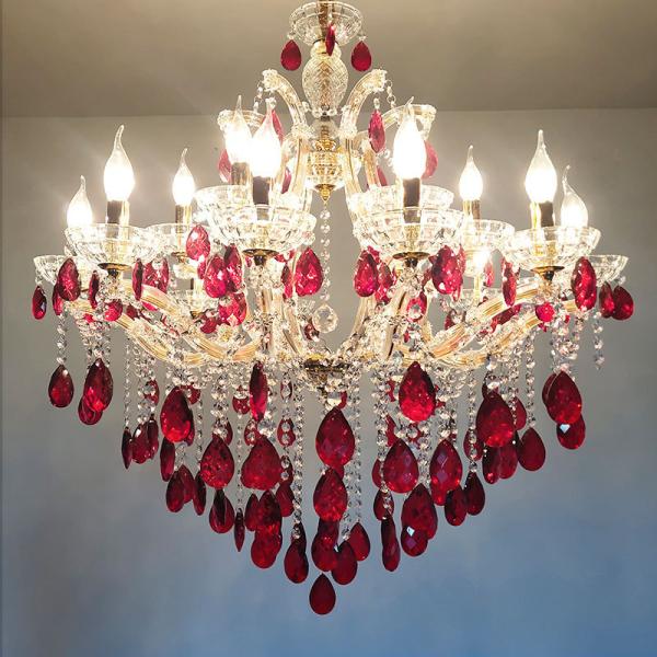 JYLIGHTING European-style Pendant Light Crystal Chandelier Living Dining Room Modern Home Bedroom Lighting Gold Pendant Light