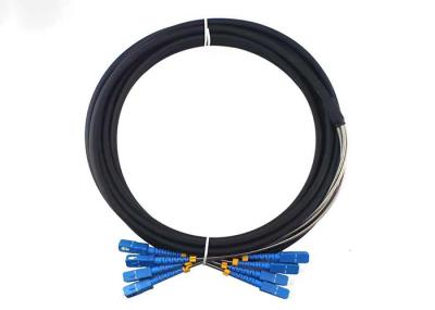 Black LSZH Sheath MM SC FC ST LC 4Cores Base Station Cable