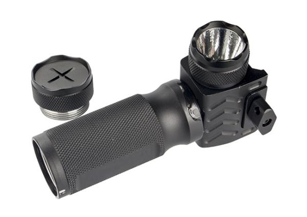 400 Lumen Tactical Rail Mount Flashlight White Beam Color Water Resistant