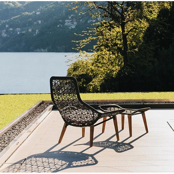 Hot sales Leisure Hotel Aluminium PE Rattan chairs and table Outdoor Garden Backyard Lounge chair