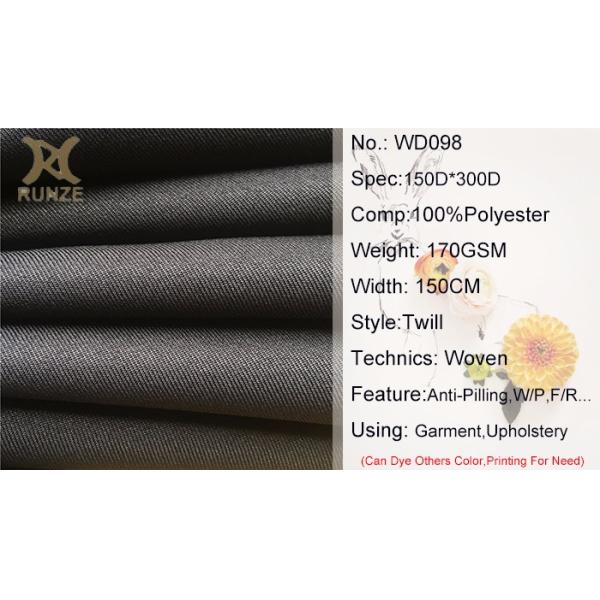 170GSM Габардинная ткань для шеф-поваров Обувь для официантов ресторанов Средний вес