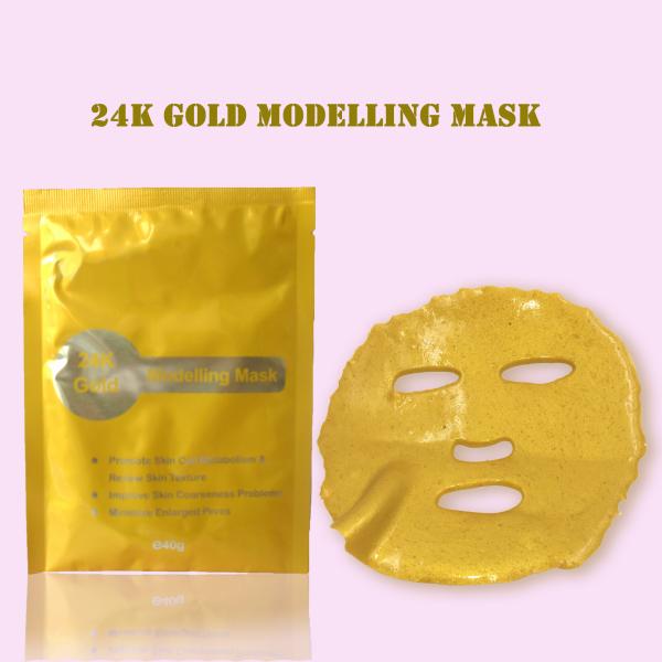 24k Gold Active Face Mask Powder Mineral Material Anti Aging / Anti Wrinkle