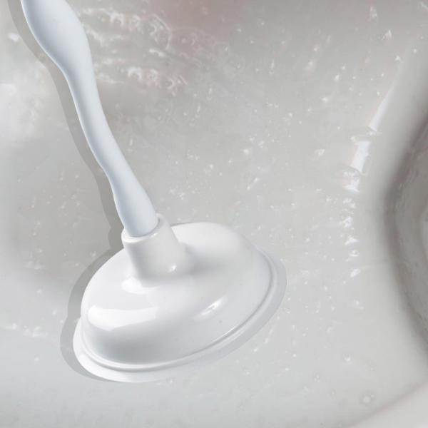 Adjustable Handle Toilet Brush And Plunger Drain Plunger With Force Cup Handle