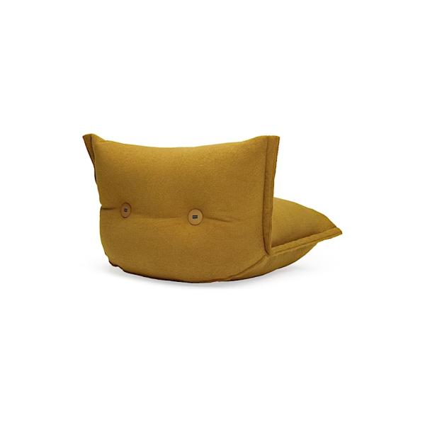 Soft Fabric Armless Lazy Luxury Chairs For Sitting in Apartment Personalized Design