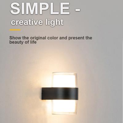 Led 10w Black Outdoor Wall Lantern One Piece Aluminum Lamp Body