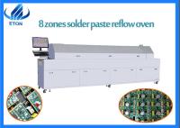 Máquina de solda de forno de refluxo SMT de alta estabilidade 2000 mm/min Velocidade do transportador
