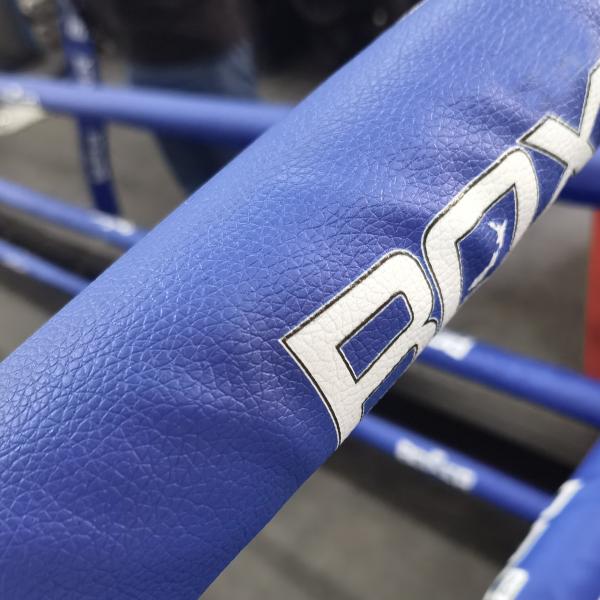 1m Platform Elevated Boxing Fighting Ring Canvas Cover With Strong Ropes