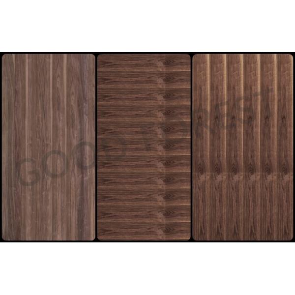 Grain Crotch Natural Wood Veneer Sheets Quarter Cut American Walnut