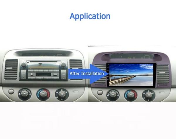 4Core Android 10.0 BT WIF Touch Screen Multimedia Player For Toyota Camry 2000-2003 9 Inch Car Android Player