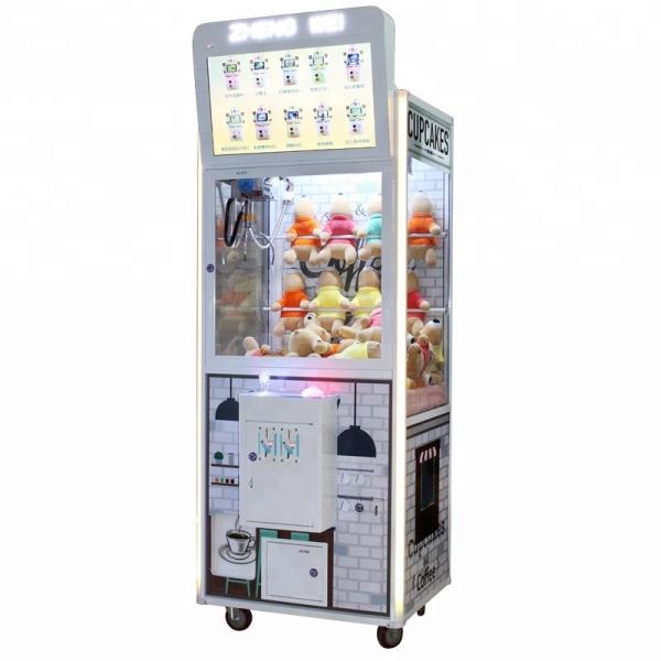 Машина когтя крана игрушки видеоигры с экраном Лкд для видео- рекламы