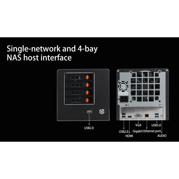 NAS Server N2940 Single Network Four-Bay Host Attached Storage Enclosure