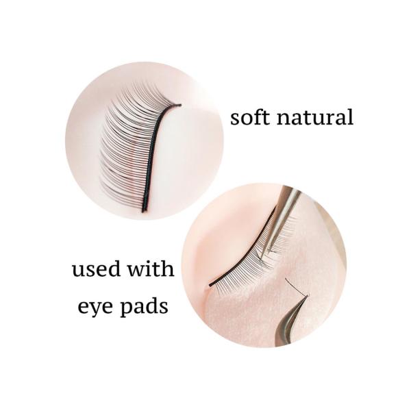 5 Pairs Individual Fake Eyelash Extension For Beginners Practicing